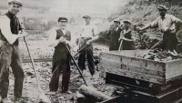 Sokol plavy výstavba hřiště 1934